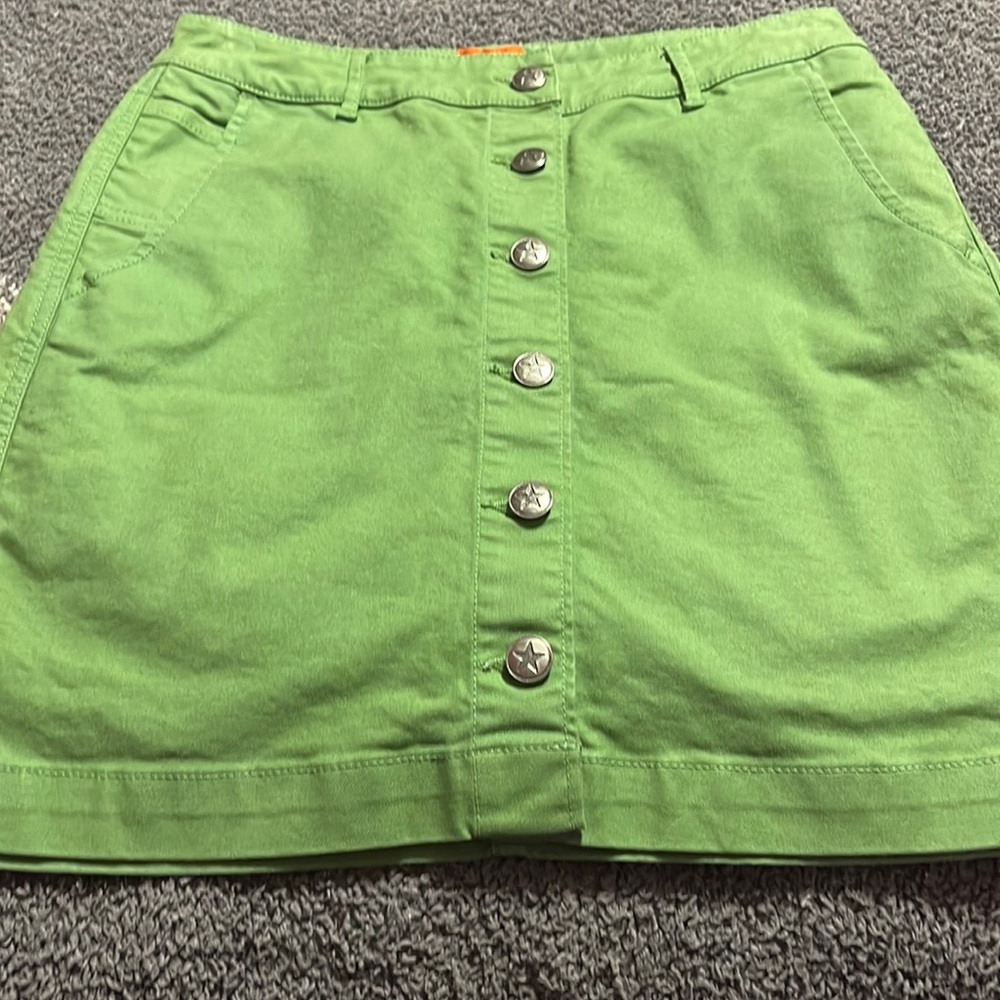 Bensimon green mini skirt